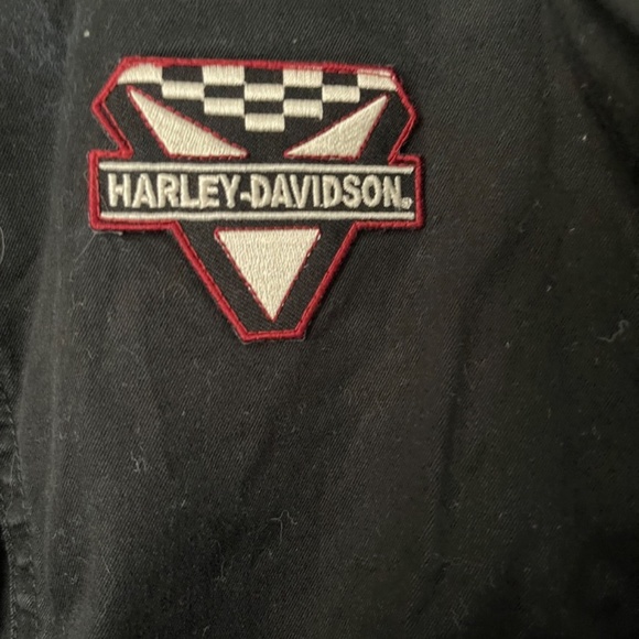 Y2K Vintage Harley Davidson Button Up - Picture 3 of 6